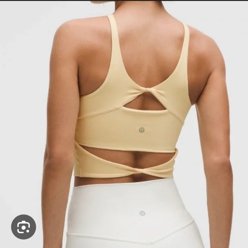 Lululemon High-Neck Align Tank In Buttercream - Size 8